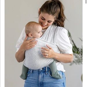 Solly Baby Wrap Natural and Grey Stripe